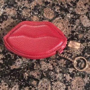 Pandora “lips” coin purse with key ring